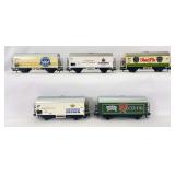 Marklin HO Gauge Distel Pils, Schweriner, Faust, Dinkel Acker, Dortmunder Kronen beer cars