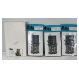 Group of four Banla Modelworks O/On30 Scale 6135 Branch Line/Short Line Water Tank, Mint in sealed packages