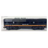 Modern Lionel O Gauge 38379 Santa Fe Black Bonnet F3b diesel locomotive unit