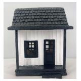 White cement/concrete G Scale one room home accessory building for layout