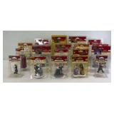 Group of nineteen Lemax Village Collectibles layout/diorama figures and accessories NIP