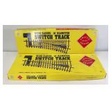 Aristo-Craft #1 Gauge 1:29 G Scale 30370 RH & 30380 LH manual switch track sections NIB