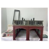 Piko G Scale No. 62001 Sonneberg Loco Shed and No. 62002 Automatic Door Closer layout accessory building