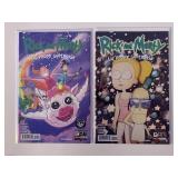 2 ONI PRESS COMICS RICK AND MORTY #1, 2 ADULT READ