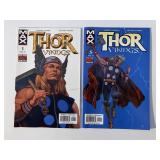 2 MAX COMICS THOR VIKINGS #1, 5