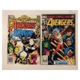2 MARVEL COMICS AVENGERS # 225, 232