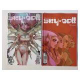 2 TITAN COMICS SKY DOLL #1, 2 ADULT READ