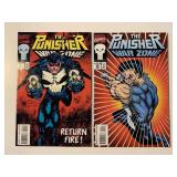 2 MARVEL COMICS THE PUNISHER WAR ZONE # 21, 28