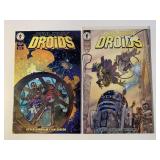 2 DARK HORSE COMICS STAR WARS DROIDS #1, 7