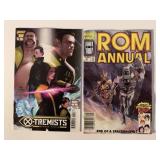 2 MARVEL COMICS ROM ANNUAL #3 & X-TREMISTS #1