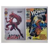 2 MARVEL COMICS HOWARD THE DUCK #1 & AGONY #1