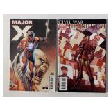 2 MARVEL COMICS THE INITIATIVE #1 & MAJOR X #0