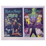 2 ONI PRESS COMICS RICK AND MORTY #1, 2 ADULT READ