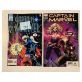 2 MARVEL COMICS CAPTAIN MARVEL # 1, 17