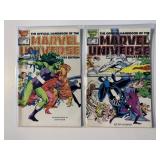 2 MARVEL COMICS MARVEL UNIVERSE # 11, 12