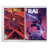 2 VALIANT COMICS RAI #10 & ROKU #3