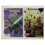 2 MARVEL COMICS STAR WARS YODA #1, 5