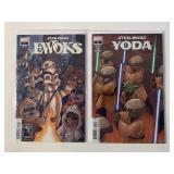2 MARVEL COMICS STAR WARS EWOKS #1 & YODA #5