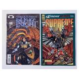 2 IMAGE COMICS SUPREME #11 & THE HEDGE KNIGHT #3
