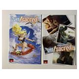 2 ABLAZE COMICS UN/SACRED 2/#6 ADULT READ