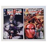 2 DC COMICS RED HOOD ARSENAL #8, 12