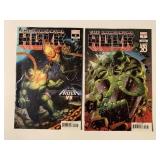 2 MARVEL COMICS THE IMMORTAL HULK # 6, 7