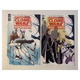 2 IDW COMICS STAR WARS THE CLONE WARS #2, 3