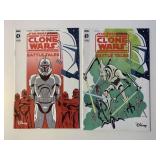 2 IDW COMICS STAR WARS THE CLONE WARS #4, 5