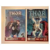 2 MARVEL COMICS THOR GOD OF THUNDER # 1, 25