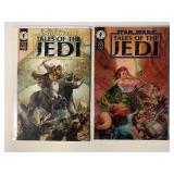 2 DARK HORSE COMICS STAR WARS TALES OF  JEDI #2, 5