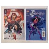 2 MARVEL COMICS ELEKTRA #25 & WANDA VISION #3
