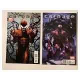2 MARVEL COMICS CARNAGE # 1, 5