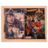 2 DC COMICS JUSTICE DARK #17 & JUSTICE LEAGUE #2