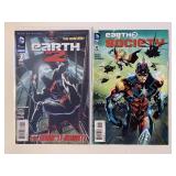 2 DC COMICS EARTH 2 #1 & EARTH 2 SOCIETY #12