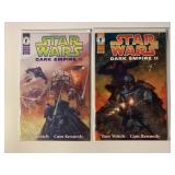 2 DARK HORSE COMICS STAR WARS DARK EMPIRE II #1, 2