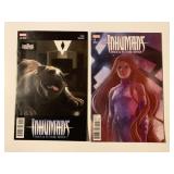 2 MARVEL COMICS INHUMANS # 1, 2