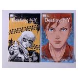 2 BLACK MASK COMICS DESTINY, NY #7, 8 ADULT READ