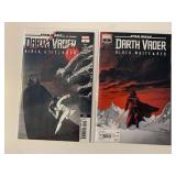 2 MARVEL COMICS STAR WARS DARTH VADER #1, 2