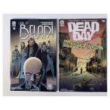 2 AFTERSHOCK COMICS DEAD DAY #5 & CLANS OF BEAR #2