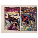 2 MARVEL COMICS WEB OF SPIDER-MAN # 63, 66
