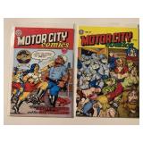 2 LAST GASP COMICS MOTOR CITY #1, 2