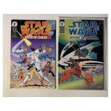 2 DARK HORSE COMICS STAR WARS RIVER OF CHAOS #1, 2