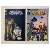 2 DARK HORSE COMICS STAR WARS DROIDS #1, 2