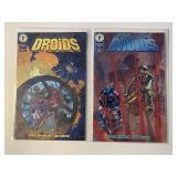 2 DARK HORSE COMICS STAR WARS DROIDS #1, 2
