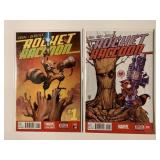 2 MARVEL COMICS ROCKET RACOON # 1, 5