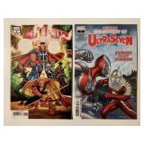 2 MARVEL COMICS INFINITY WARS # 2 & ULTRAMAN # 3