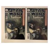 2 DARK HORSE COMICS STAR WARS DARKNESS 2/#4
