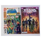 2 DC COMICS TITANS #1 & THE NEW TEEN TITANS #16