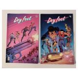 2 MAD CAVE COMICS DRY FOOT #3, 4