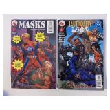 2 WILDSTORM COMICS MASKS #1 & AUTHORITY VS. LOBO #